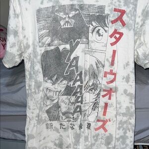 Graphic Tee with Japanese Text